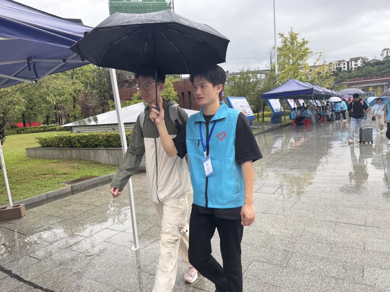 打伞